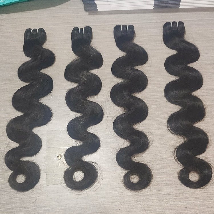 Natural Weft Human Hair Extension Wholesale Human Virgin Brazilian Hair 10A 12A Double Drawn Hair Body Wave Bundles