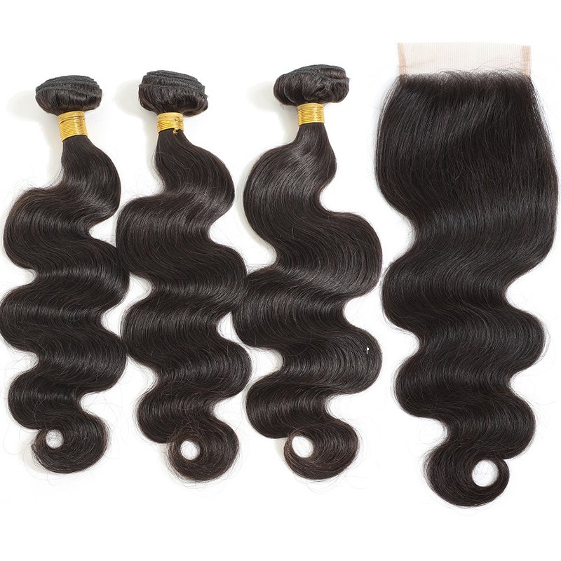Natural Weft Human Hair Extension Wholesale Human Virgin Brazilian Hair 10A 12A Double Drawn Hair Body Wave Bundles