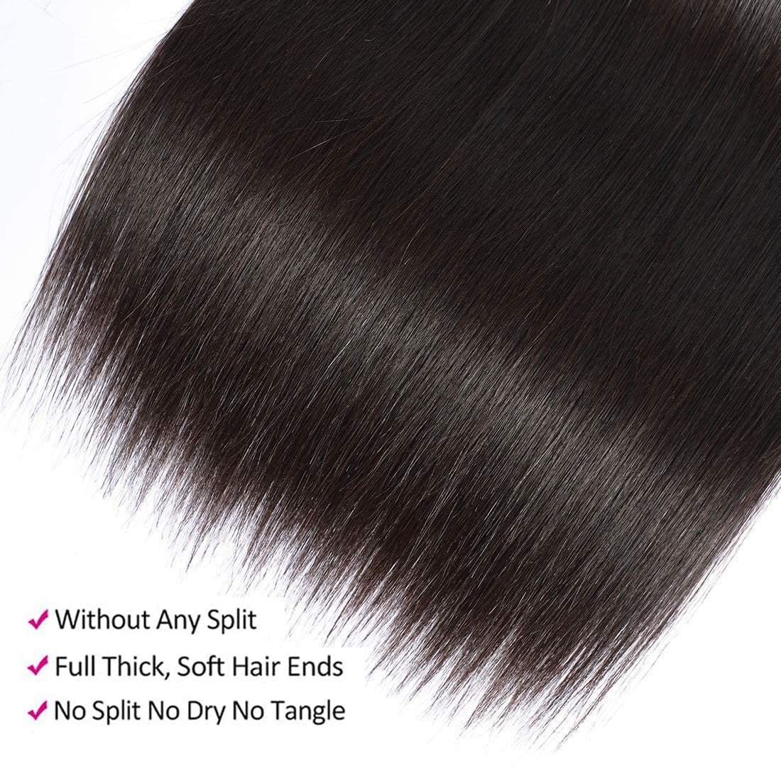 100% Natural human hair extensions No Chemical Processed Machine Double Weft Raw Virgin Brazilian Bundles Human Hair bundles