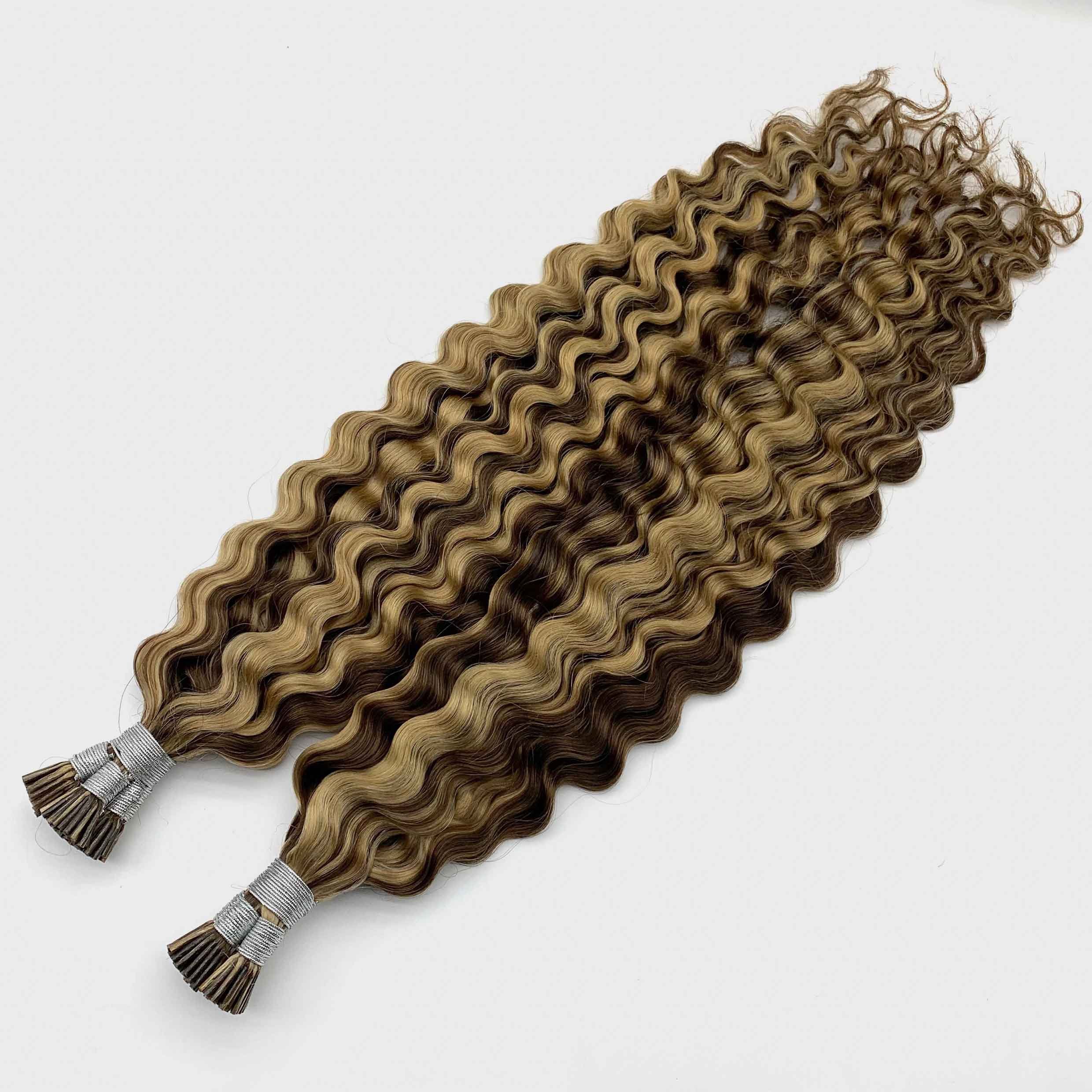 2024 Fasimei hot selling Wholesale pirces double drawn thick end cuticle intact Russian soft i tip human hair extensions