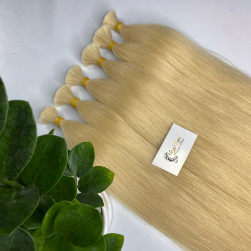 Virgin 100% Russian Human Hair Extensions Luxury No Tangle, Silk Hair The Best Supplier Ash Colored of Human Hair Vietnam