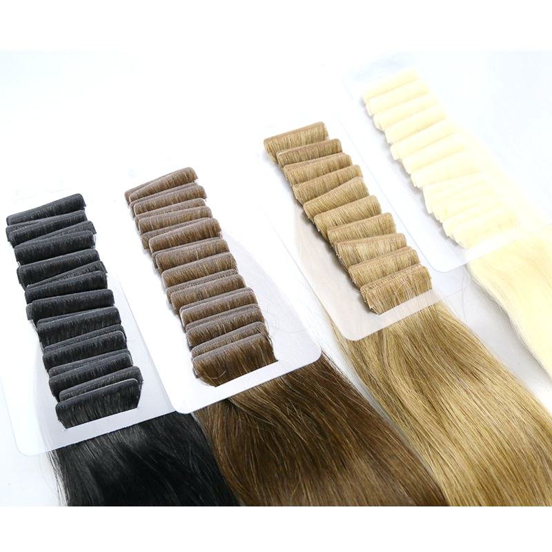 Wholesale Handtied Invisible Seamless Cuticle Aligned Injected Tape In Human Hair Extensions Injection Tape Hair Extension