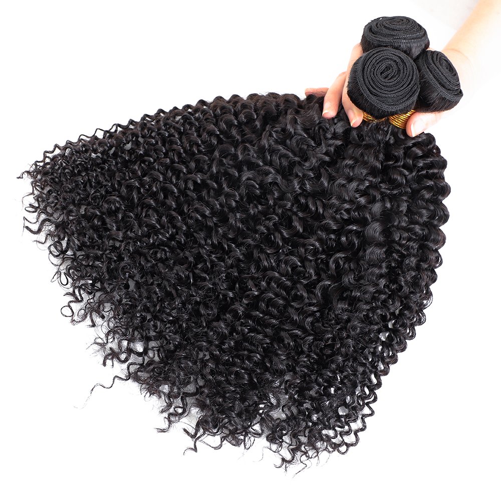 Wholesale Hair Vendors Natural Virgin Cuticle Aligned Hair Products for Black Woman Curly Bulk Human Hair Bundles