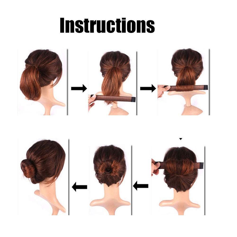 Magic bun maker donut Diy hair curler roller French hair twist braid donut accessories hair spray tool bun