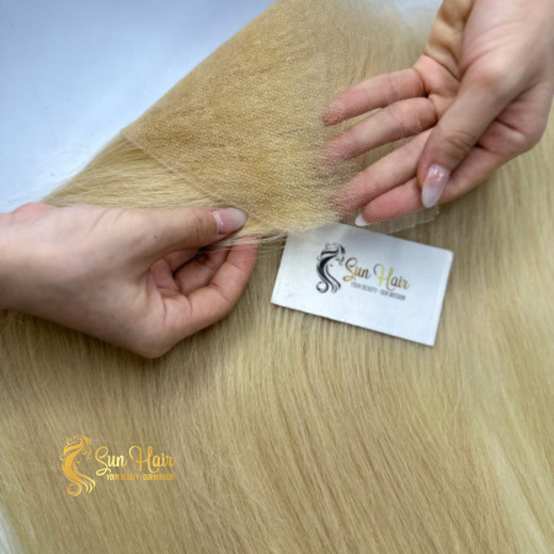 Wholesale Hot Trendy and Fashionable Frontal Lace 13x6 Blonde Color Luxury Vietnamese 100% Human Hair Extensions