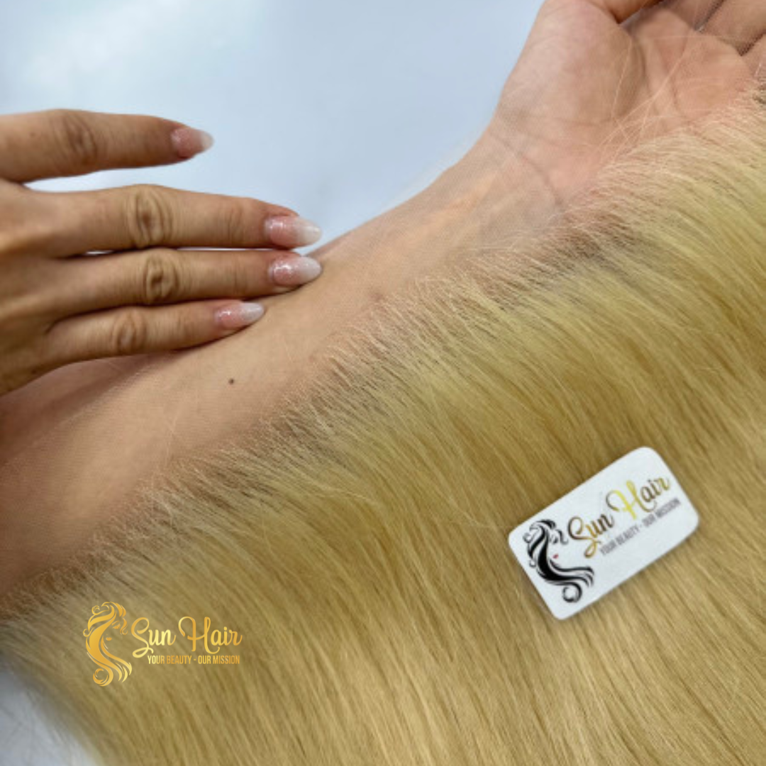Wholesale Hot Trendy and Fashionable Frontal Lace 13x6 Blonde Color Luxury Vietnamese 100% Human Hair Extensions