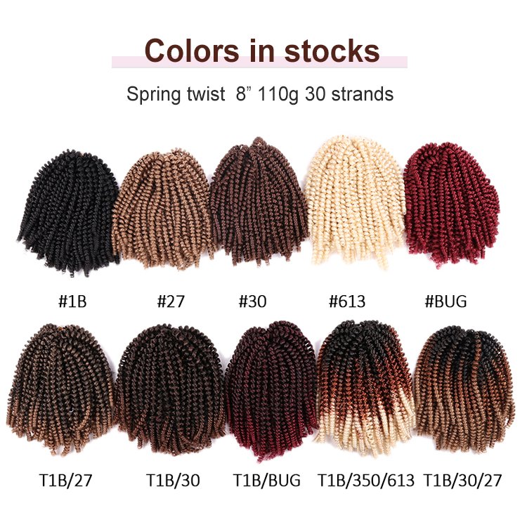 Synthetic Pink Ghana Twist Kinky Passion Spring Twist Hair Bulk Wholesale Braids 8 Inch Crochet Ombre Tgrey 12 Inch Blue B4
