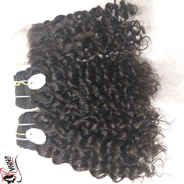 Best Performance 100% Raw Unprocessed Virgin Indian Temple Kinky Curly Remy Human Hair Extensions for Sale