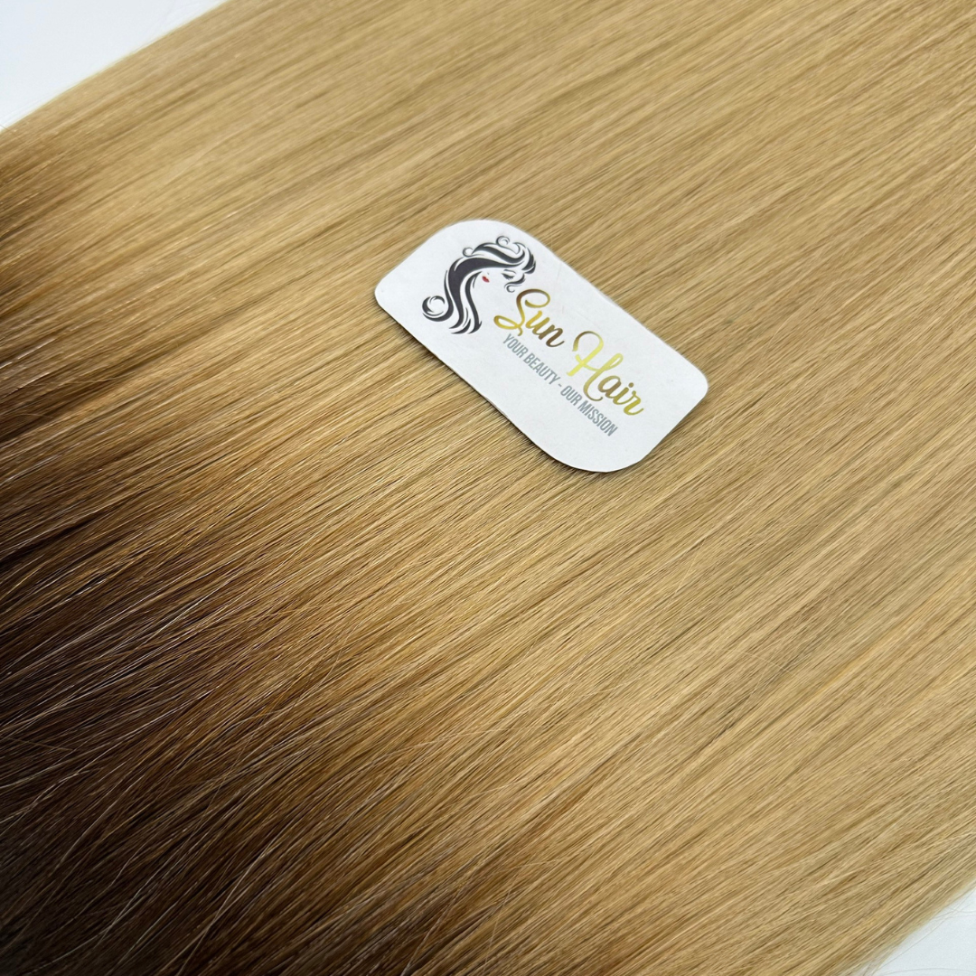 Sun Hair Company Wholesale Dark Roots Omre Silky Straight Weft Hair Bundles Double Drawn 100% Vietnamese Human Hair Extensions