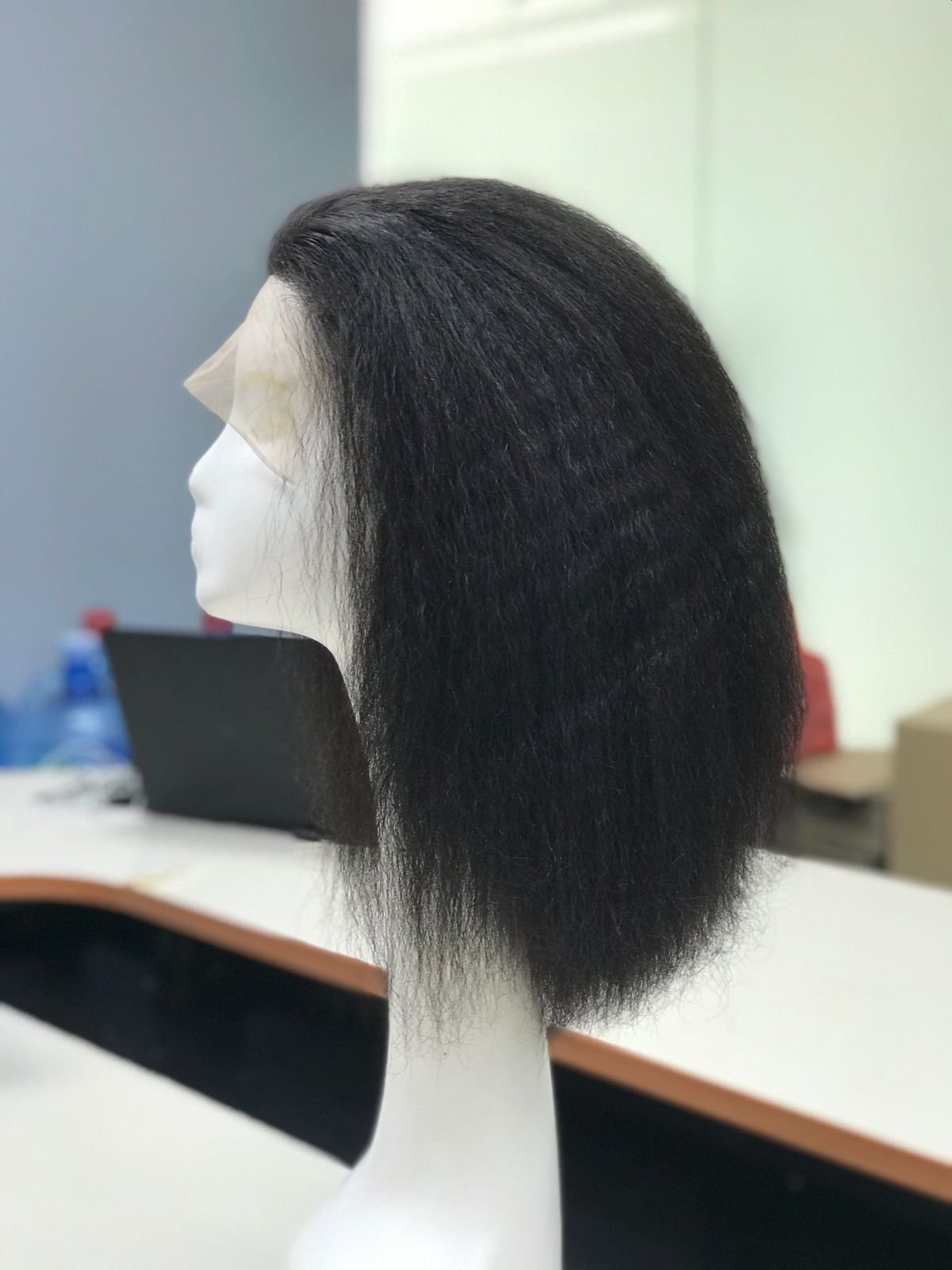 Wig Kinky Straight High Quality Vietnamese VIRGIN Remy Hair HUMAN HAIR EXTENSION at wholesale price