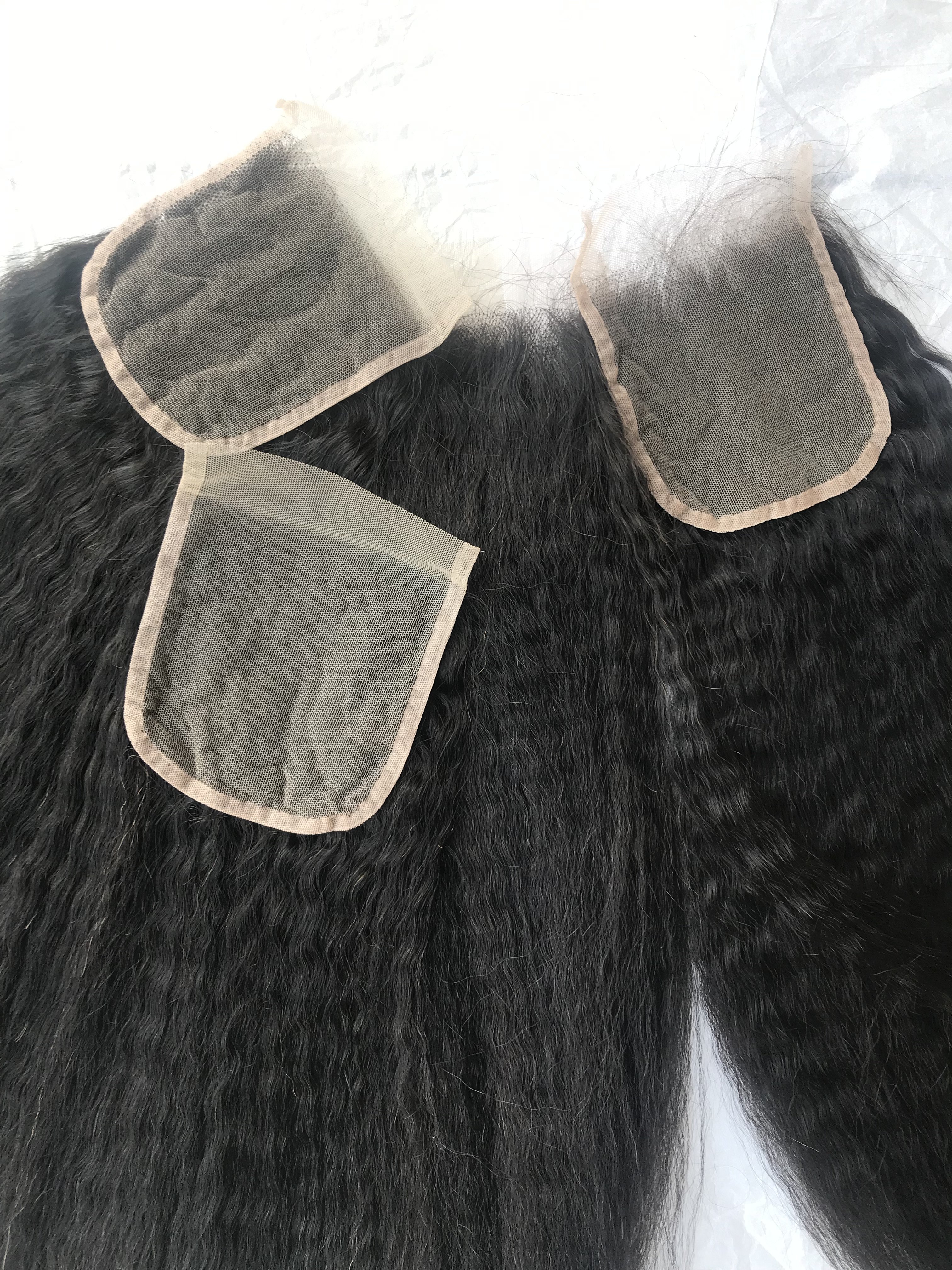 Best Christmas Wholesale 100% Wholesale Malaysian Raw Indian Remy Virgin Vendors Yaki 4x4 Closure Bulk Yaki Human Hair Extension