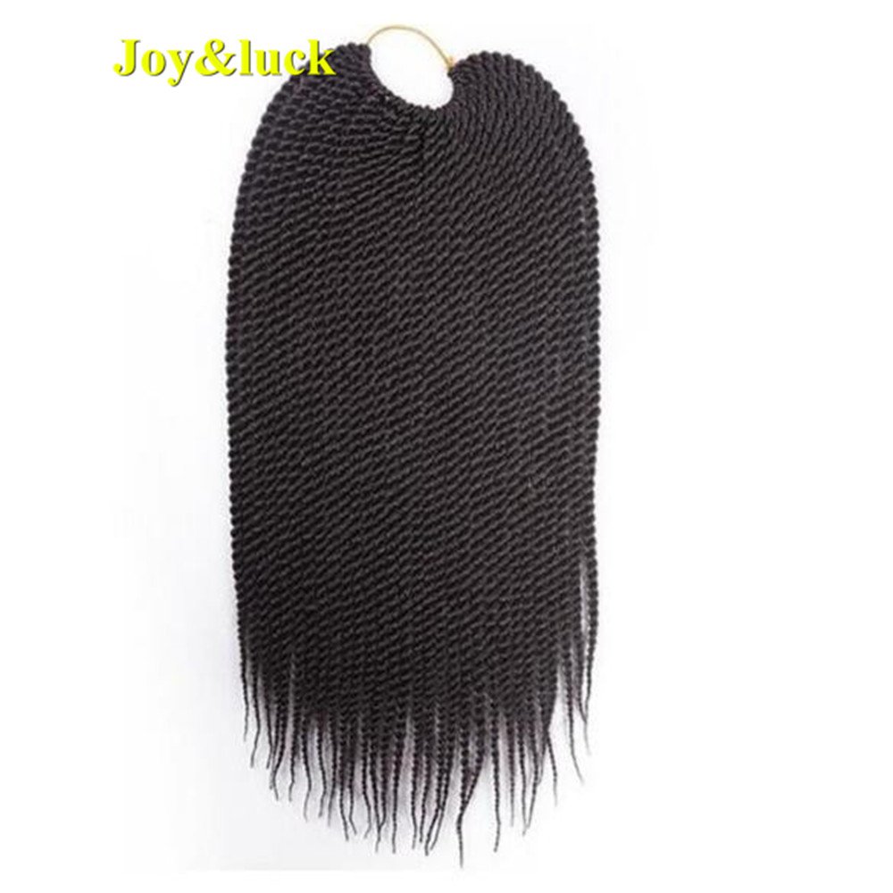 Synthetic Senegalese Twist Crochet Braiding Braids 2X Short 350 Color 30 Roots/Pack African Colorful Braiding Hair Extensions