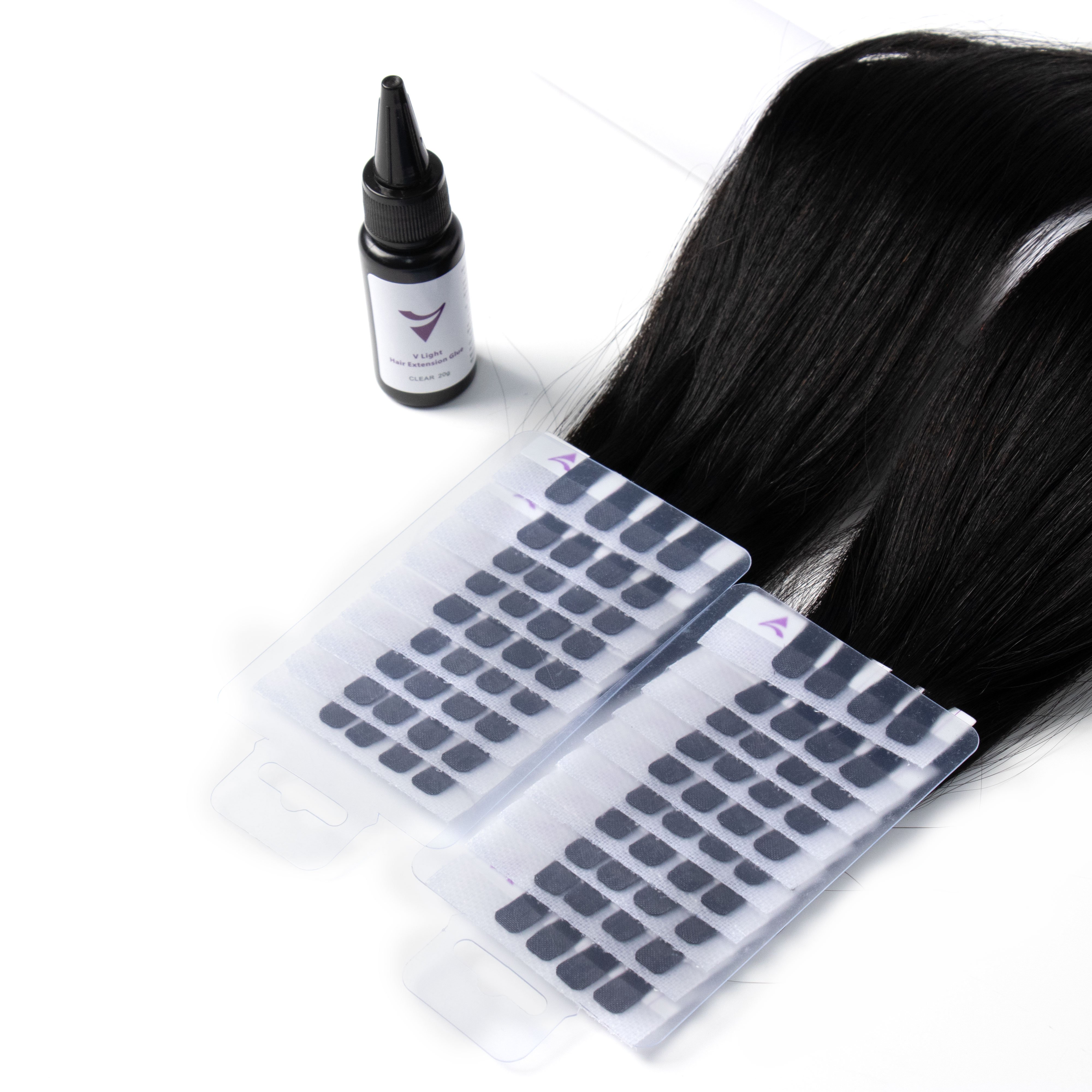 Iniceviolet v light hair extension, braiding hair here to use uv light in uv glue what do you use for uv light hair extension
