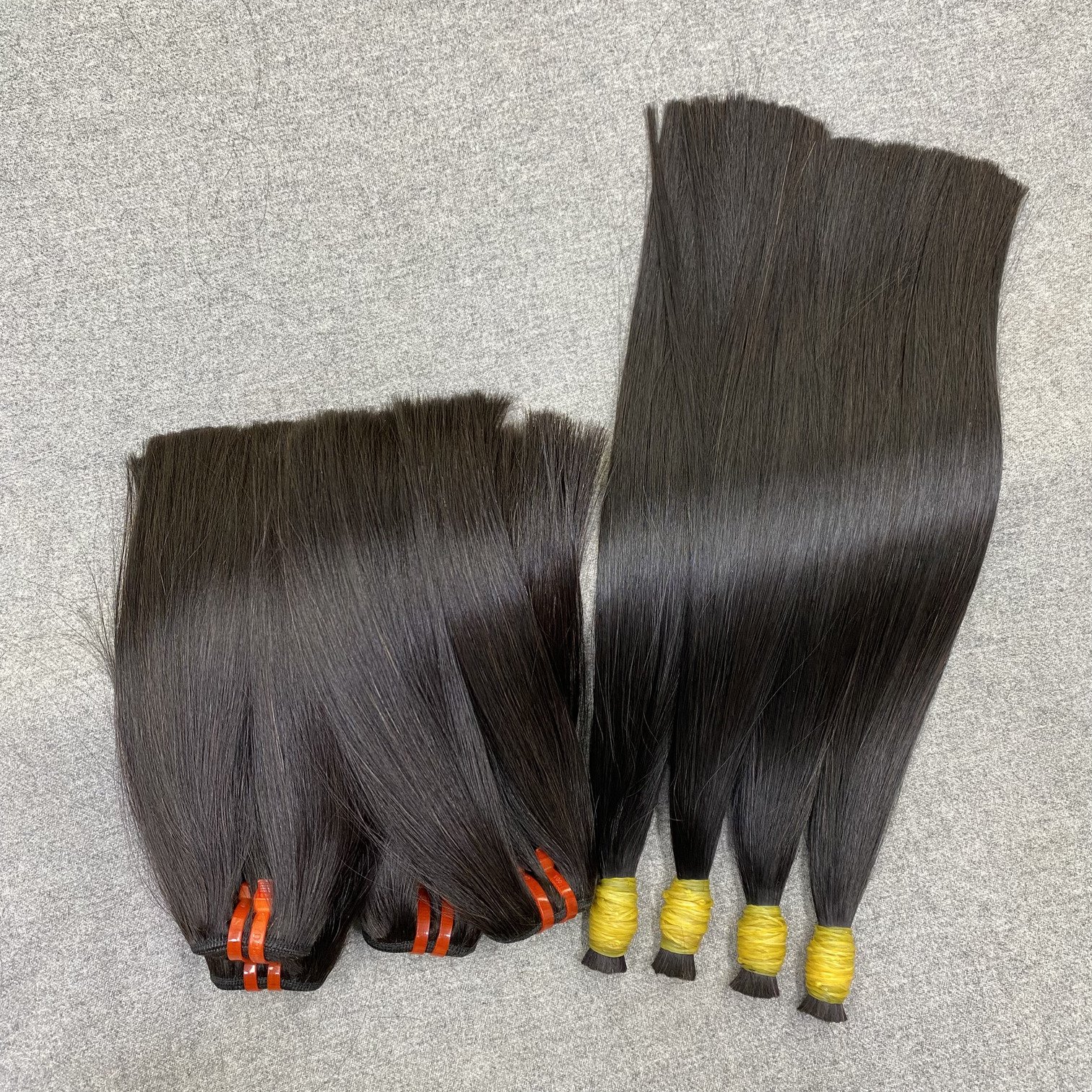 Vietnam Natural Human Hair Unprocessed Double Drawn Virgin Top Quality Bulk Hair For Sale