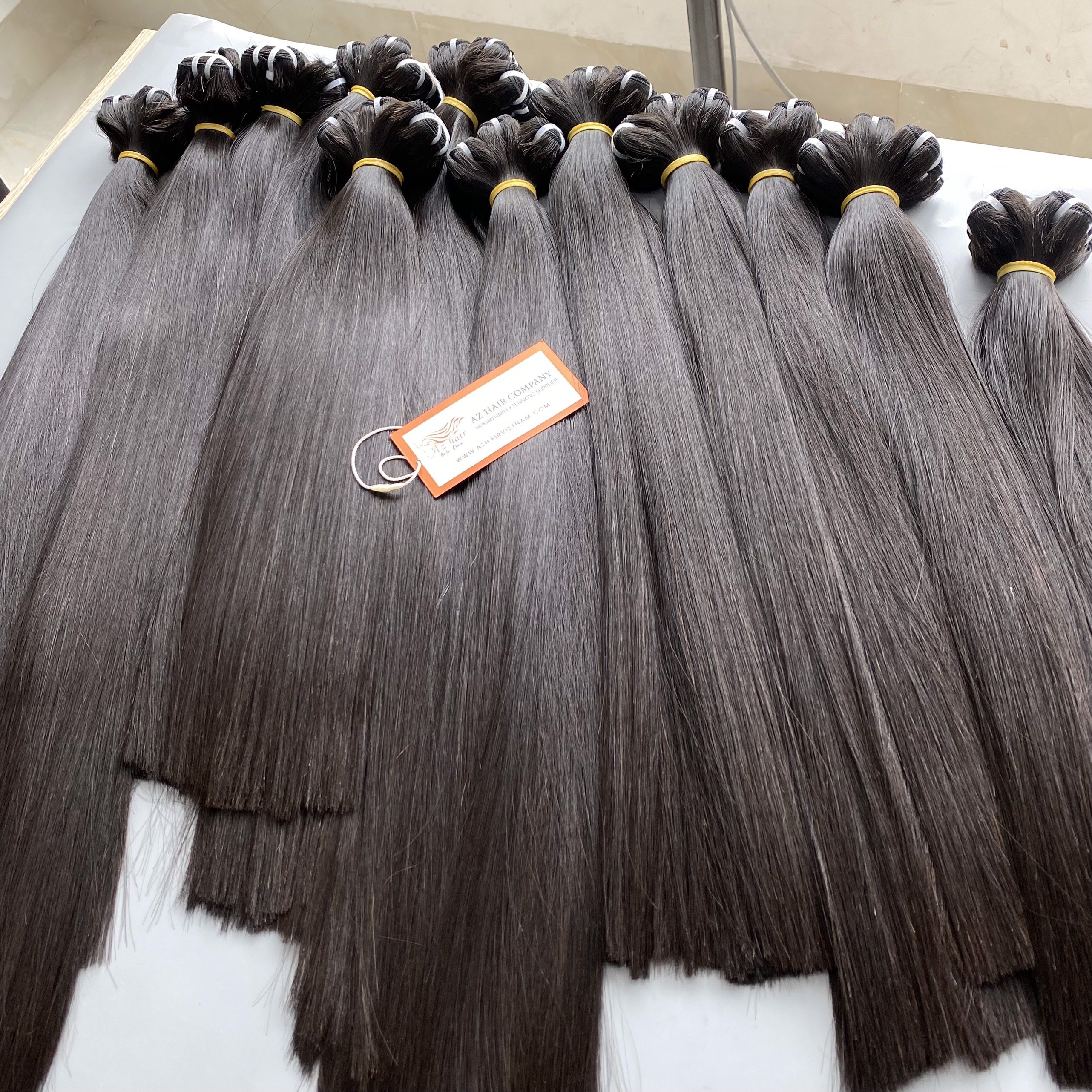 Discount 3% On Total Value Order Black Bone Straight Hair Weft Hair Extensions Super Healthy And Smooth Cuticle Aligned Hair