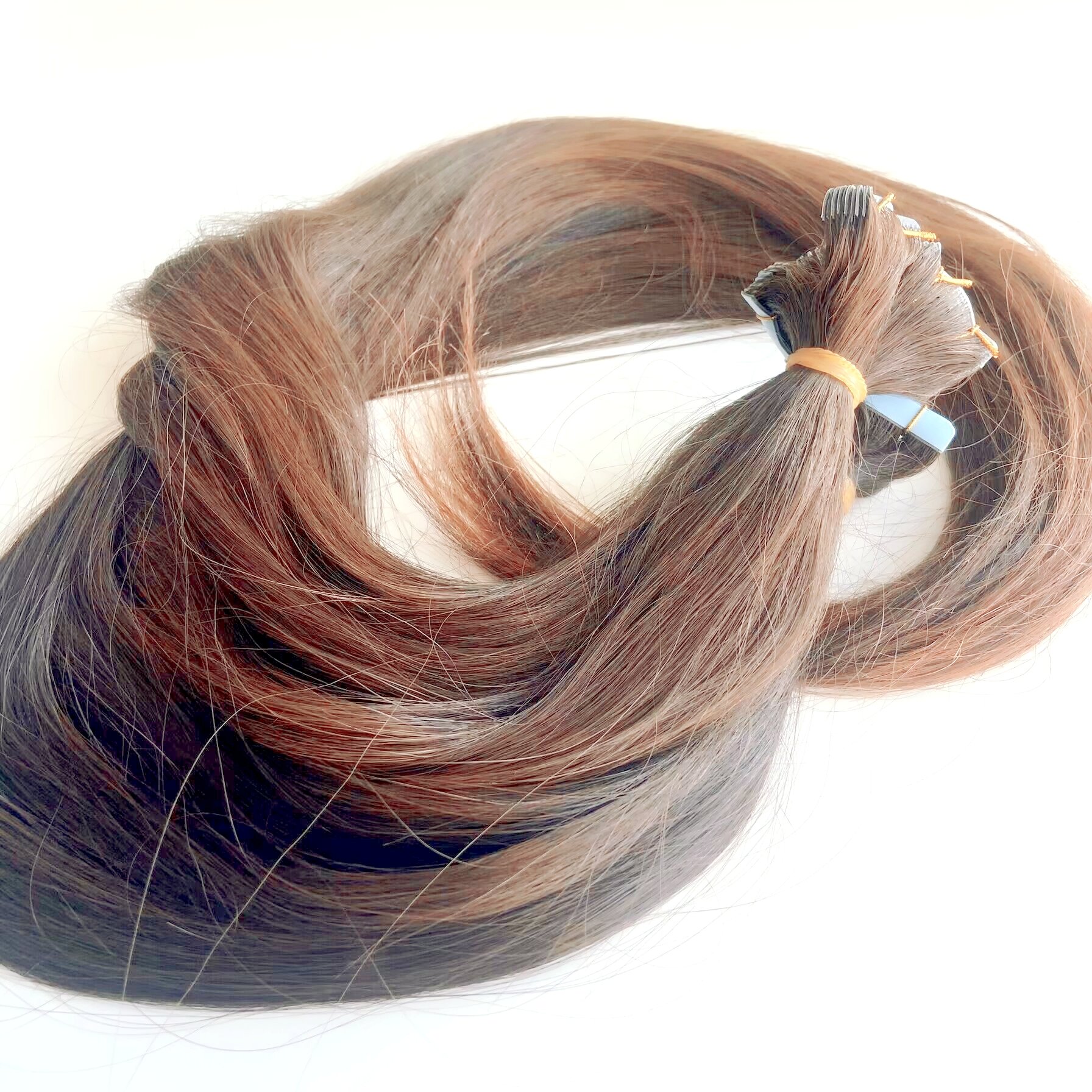 Wholesale Handtied Invisible Seamless Cuticle Aligned Injected Tape In Human Hair Extensions Injection Tape Hair Extension