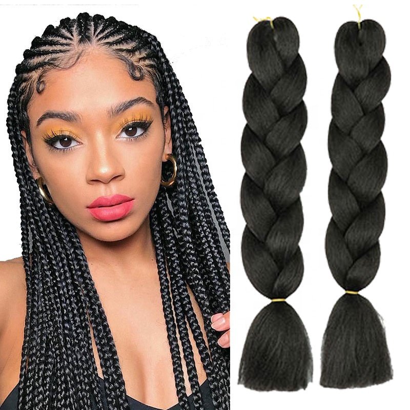Wholesale Price 24 inch 100g jumbo hair braid,jumbo braid hair,prestretched braiding hair