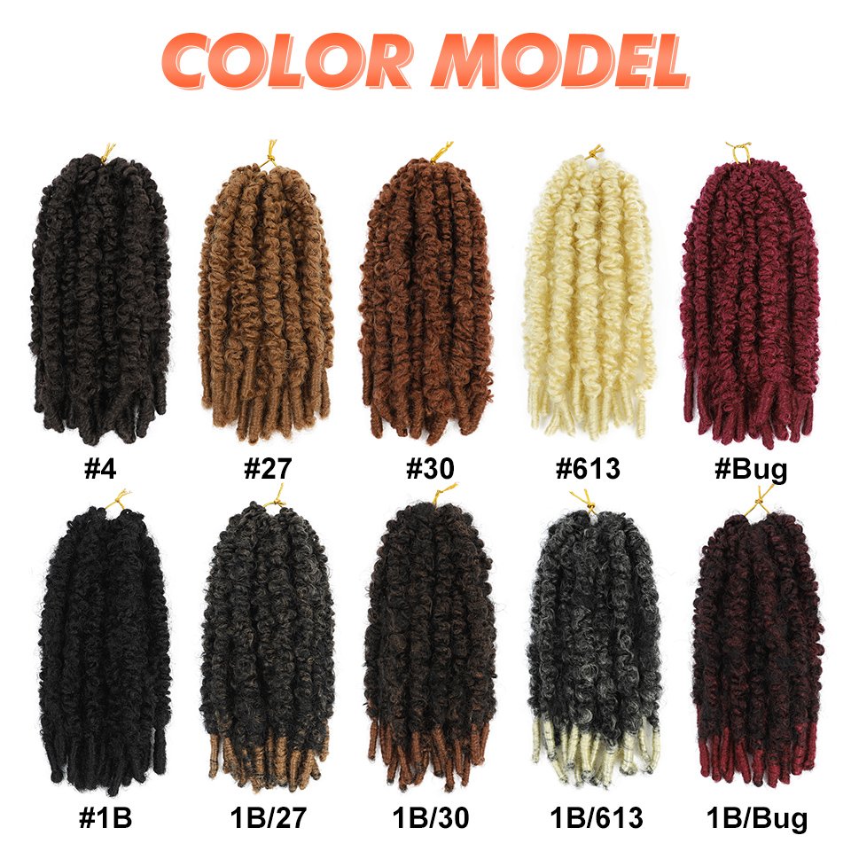 Wholesale 10" Ombre Faux Locs Braid Hair Blonde Butterfly Locs Crochet Hair Braids Crochet Faux Locs Hairstyles For Black Woman