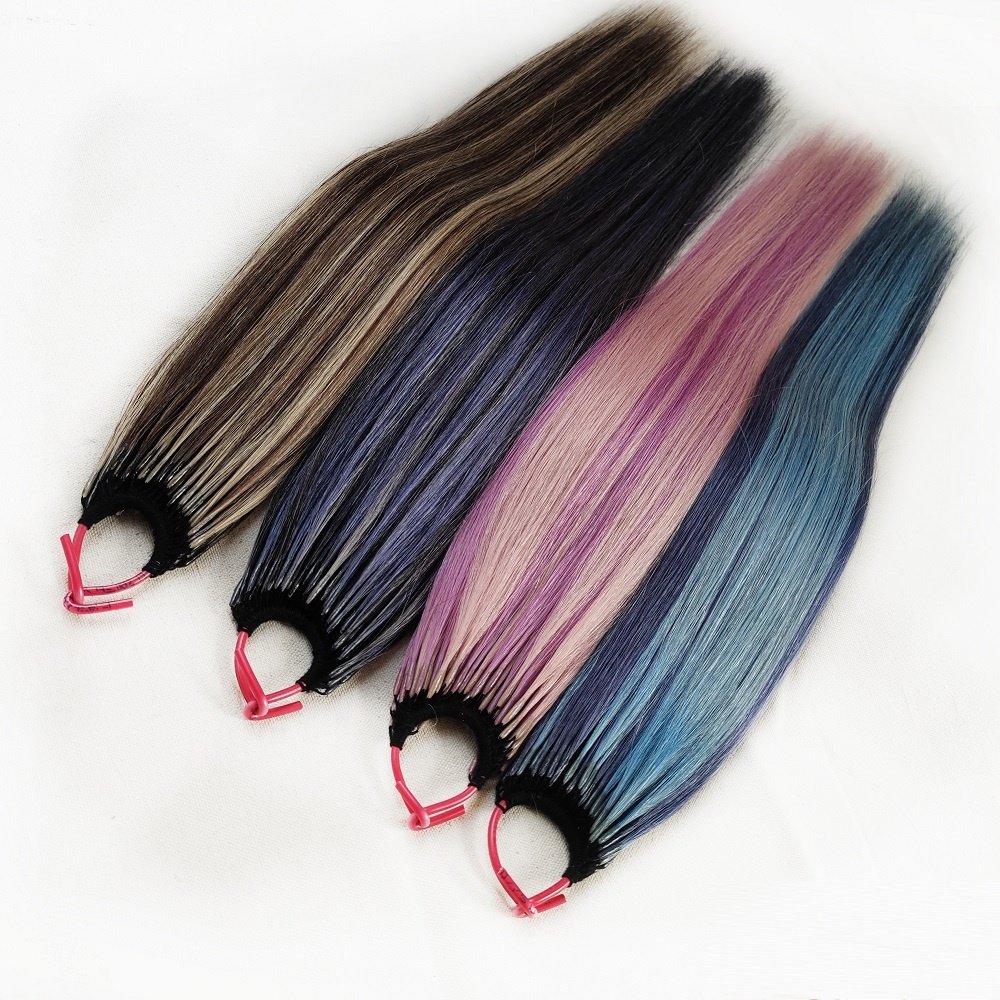 Original Raw Virgin Remy Cuticle Aligned Hair Unprocessed Double Line Twin Keratin Tip Human Hair Extension