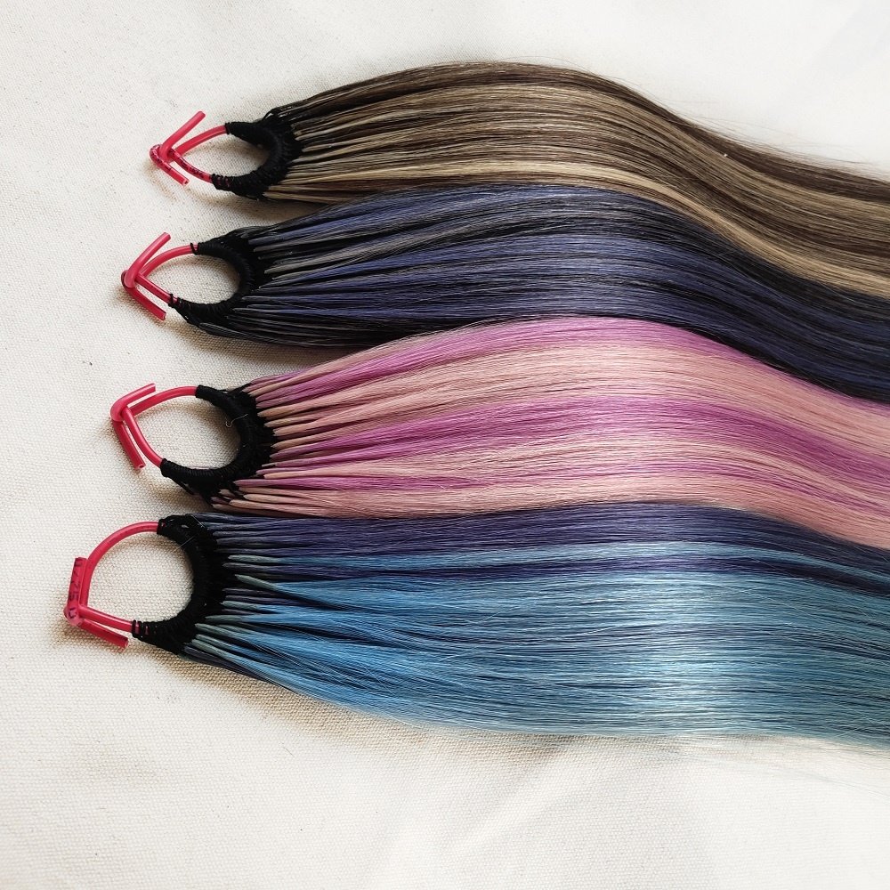 Original Raw Virgin Remy Cuticle Aligned Hair Unprocessed Double Line Twin Keratin Tip Human Hair Extension