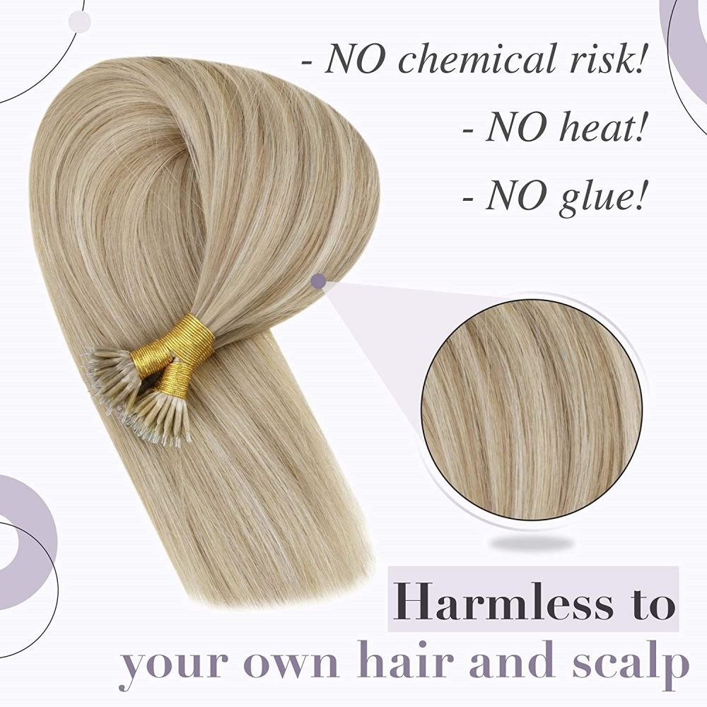 V Light Factory Direct Sales Wholesale 10A Hair Raw Virgin Cuticle Aligned Hair Nano Micro Ring 100% Virgin Human Hair Body Wave