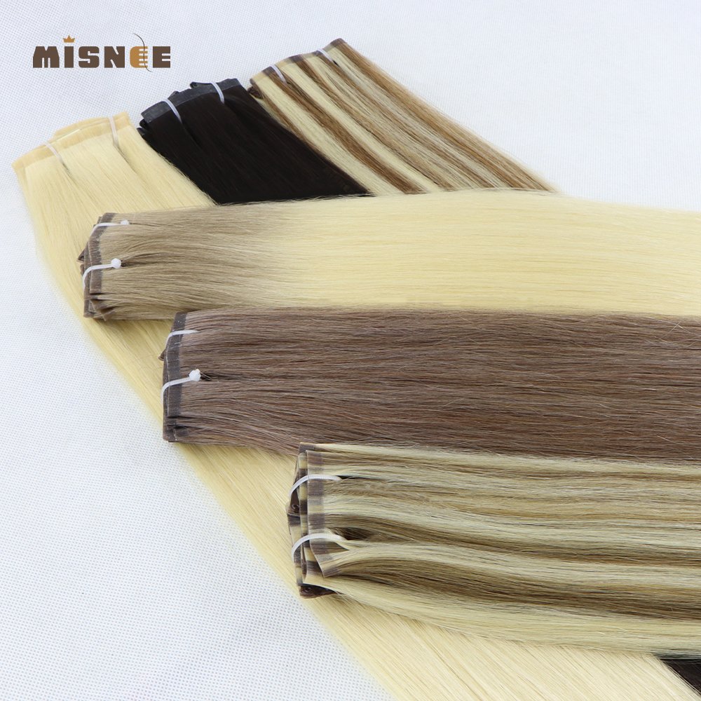 Misnee Super Quality Factory Price 100% Virgin Hair Invisible Hair Extensions Clip In Human Natural Hair