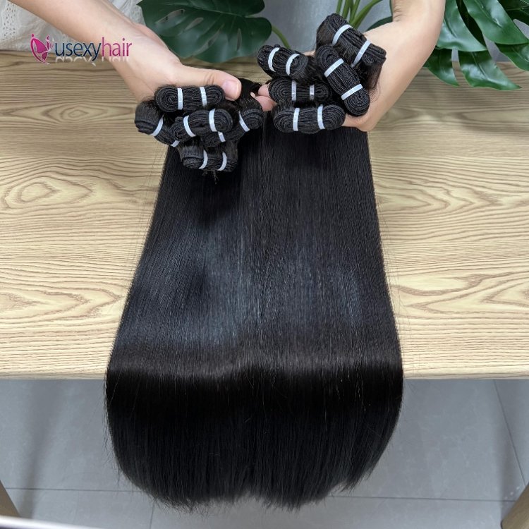 One Donor Human Raw Virgin Hair Best Quality Bundles, Free Sample Vietnamese Hair, Vietnam Cuticle Aligned Hair Vendor