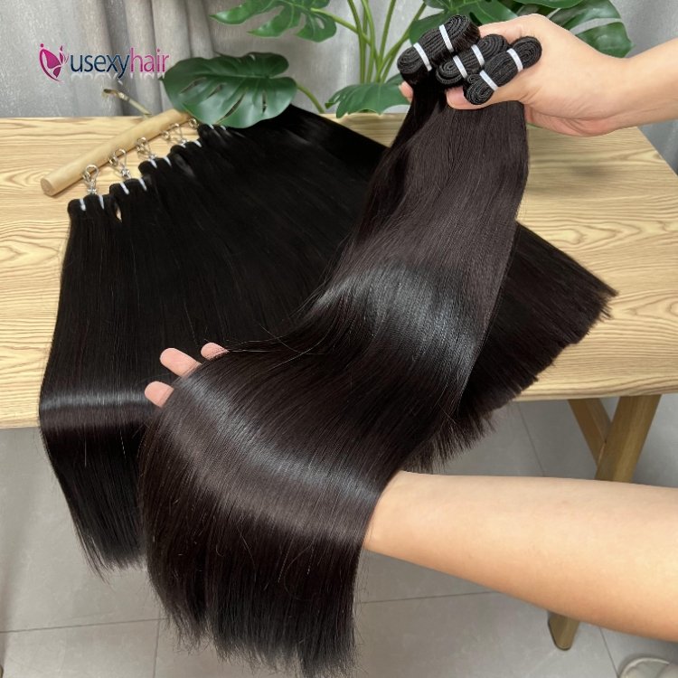 One Donor Human Raw Virgin Hair Best Quality Bundles, Free Sample Vietnamese Hair, Vietnam Cuticle Aligned Hair Vendor