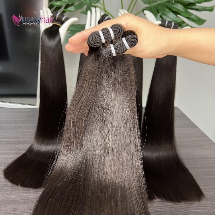 One Donor Human Raw Virgin Hair Best Quality Bundles, Free Sample Vietnamese Hair, Vietnam Cuticle Aligned Hair Vendor