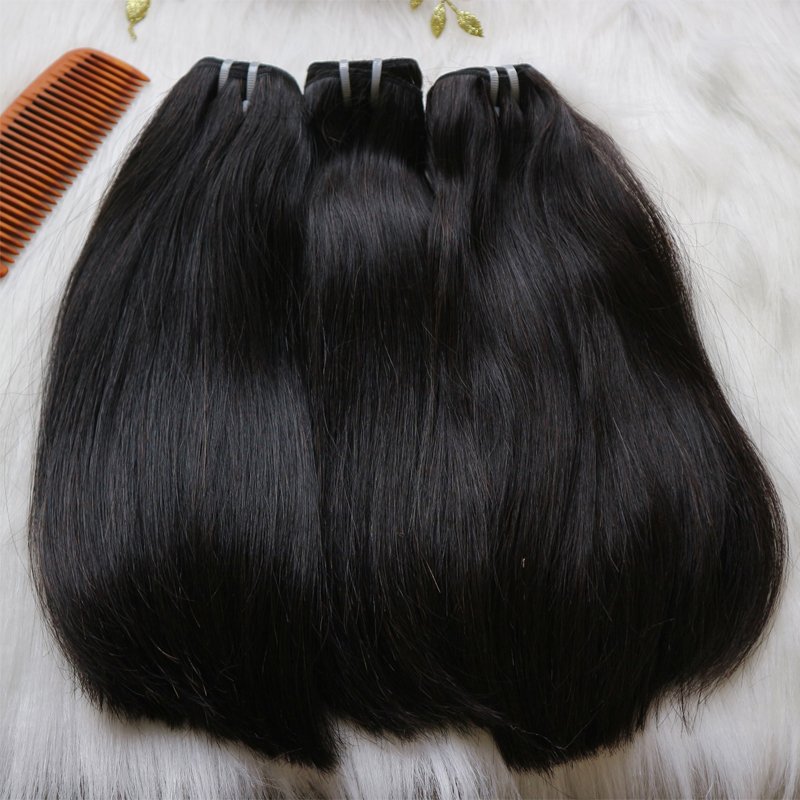 Wholesale 12a grade super double drawn raw virgin hair cuticle aligned 100% origin Vietnam bone straight Vietnamese human hair
