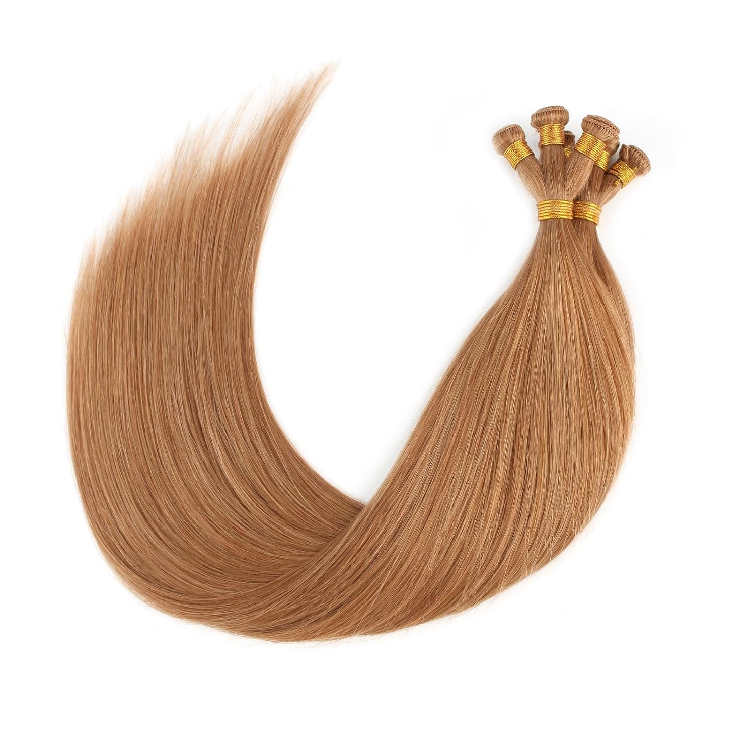 New Arrive Human Hair Extensions Double drawn Remy Virgin European Hand-Tied Weft Hair with All Colored In Stock