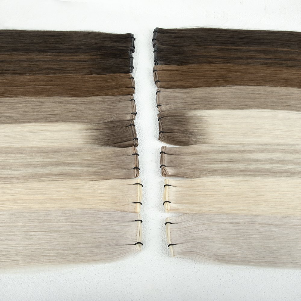 LeShine Virgin Human Hair Invisible Weft Straight New Genius Hair Weft Extension
