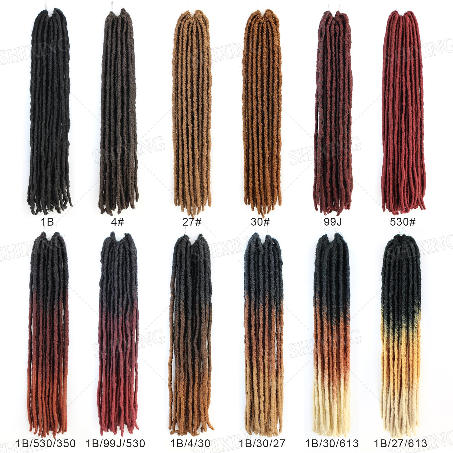 New Soft Locs Synthetic Crochet Braids for Black Women Natural Butterfly Locks Faux Locs Crochet Hair Extension