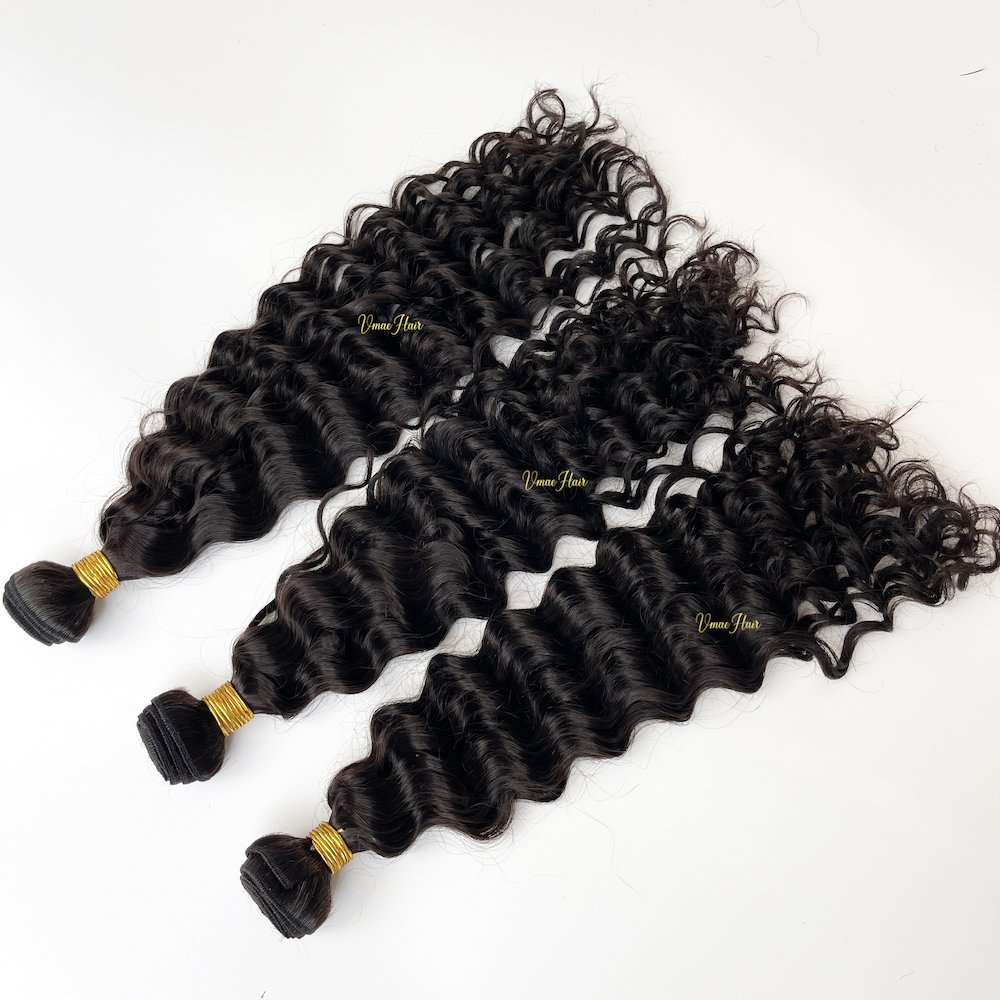 VMAE Wholesale Unprocessed Afro Kinky Curly Mink Raw Cambodian Hair Weft Bundles Body Wave Water Wave Human Hair Extensions