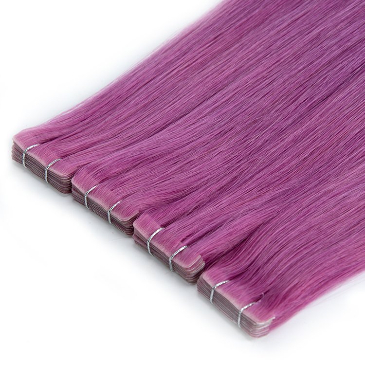 Invisible tape in extensions cuticle aligned Indian Human hair double drawn Invisible tape in human hair extensions