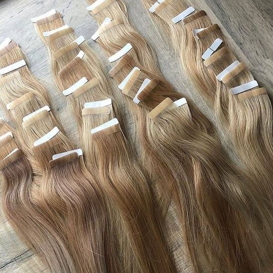 Hight Quality Tape In Hair Extensions from Vietnamese virgin human hair 12-32 inches available