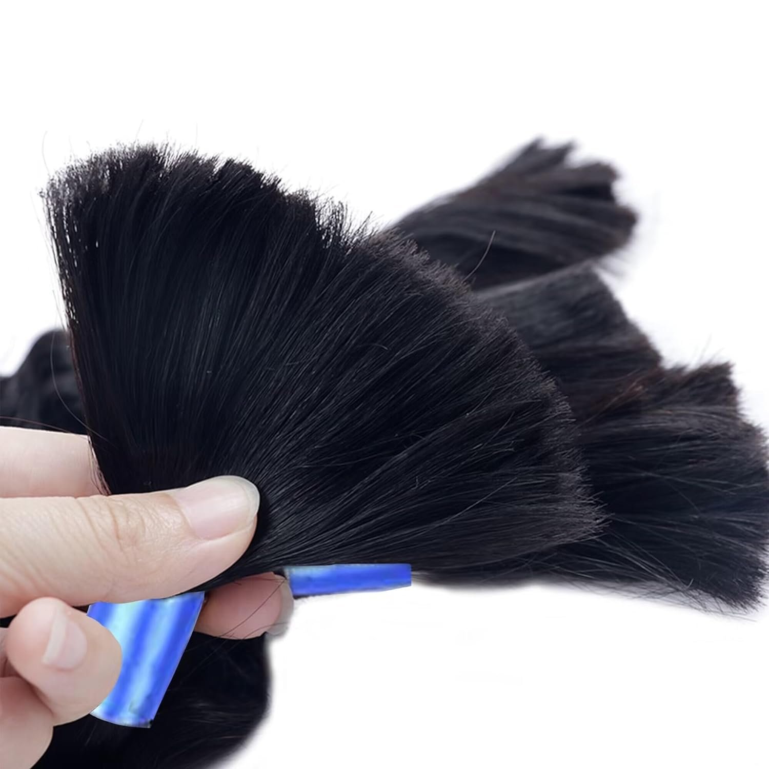 Natural Water Wave Braiding Hair Bulk 100% human hair Deep Wave Kinky Curly Hair Bulk for Braiding