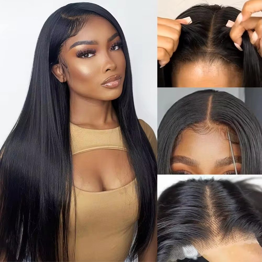 Transparent Lace front Wigs Brazilian Human Hair Wigs for Black Women Brazilian Virgin Hair 13x4 180 Density lace front wig