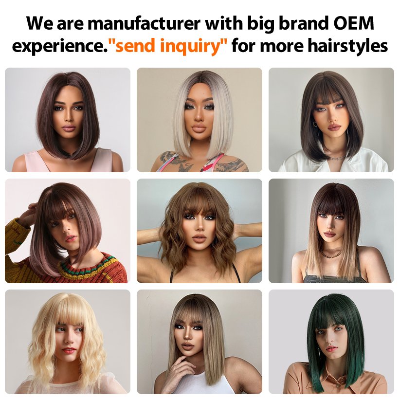 wholesale synthetic wigs heat resistant synthetic hair wigs long curly bob transparent lace premium synthetic lace front wig