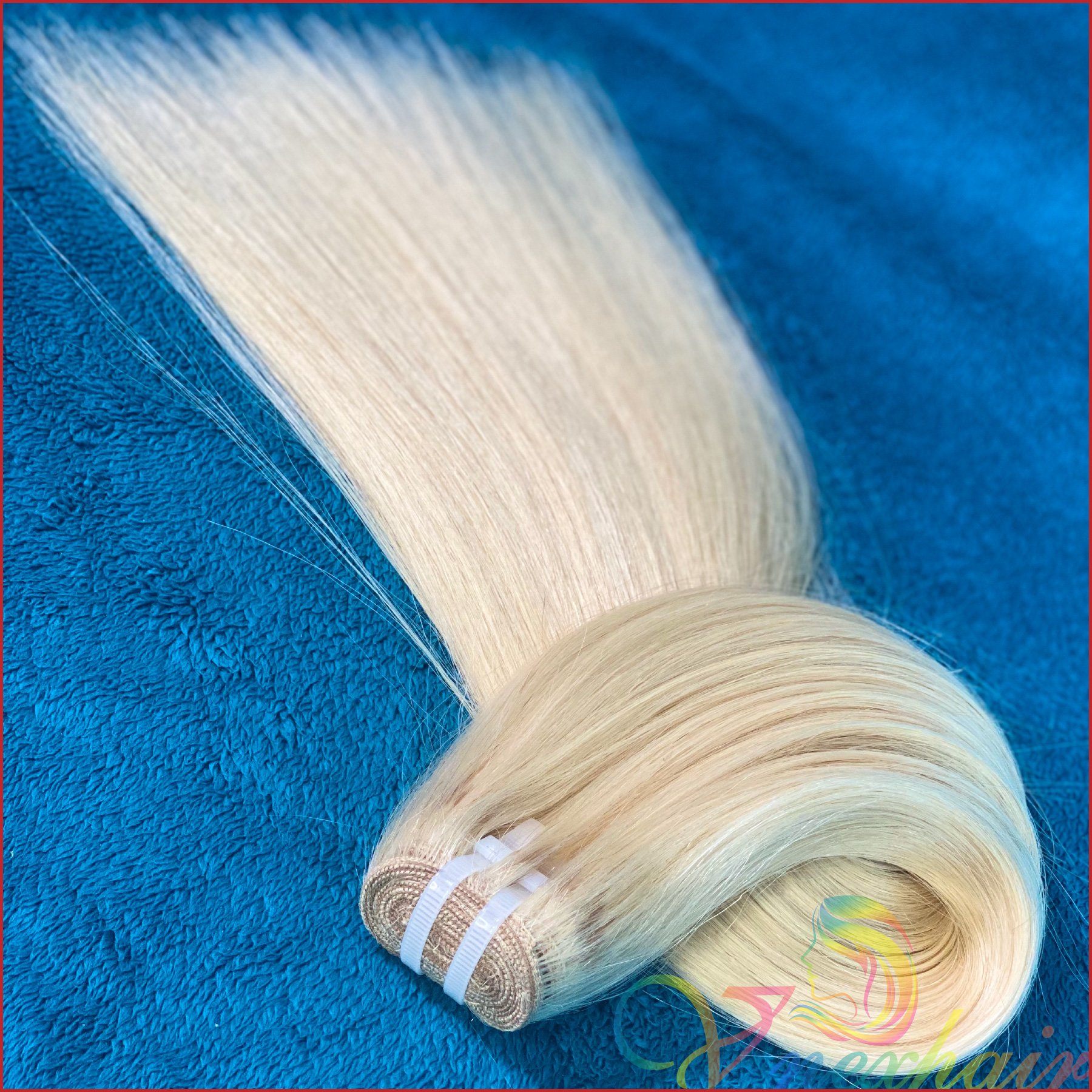 100% Human Hair Weft Thick Finish Straight Wave Style Raw 10A Grade Bulk Sale Discount Price Genius Human Hair Weft
