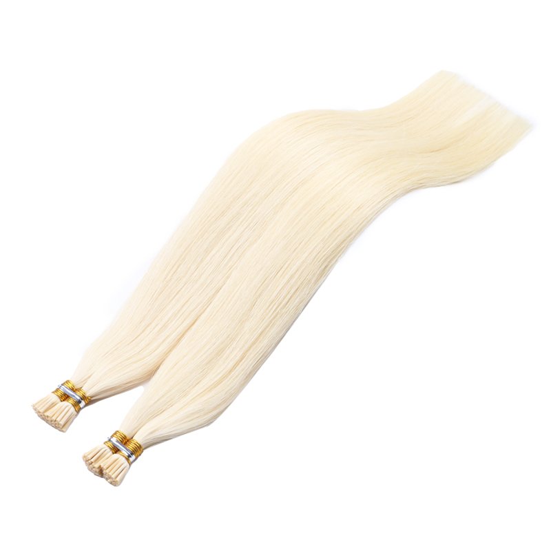 Double Drawn Full Cuticle Remy Virgin Indian Hair I tip hair 1g Keratin tip human hair extensions