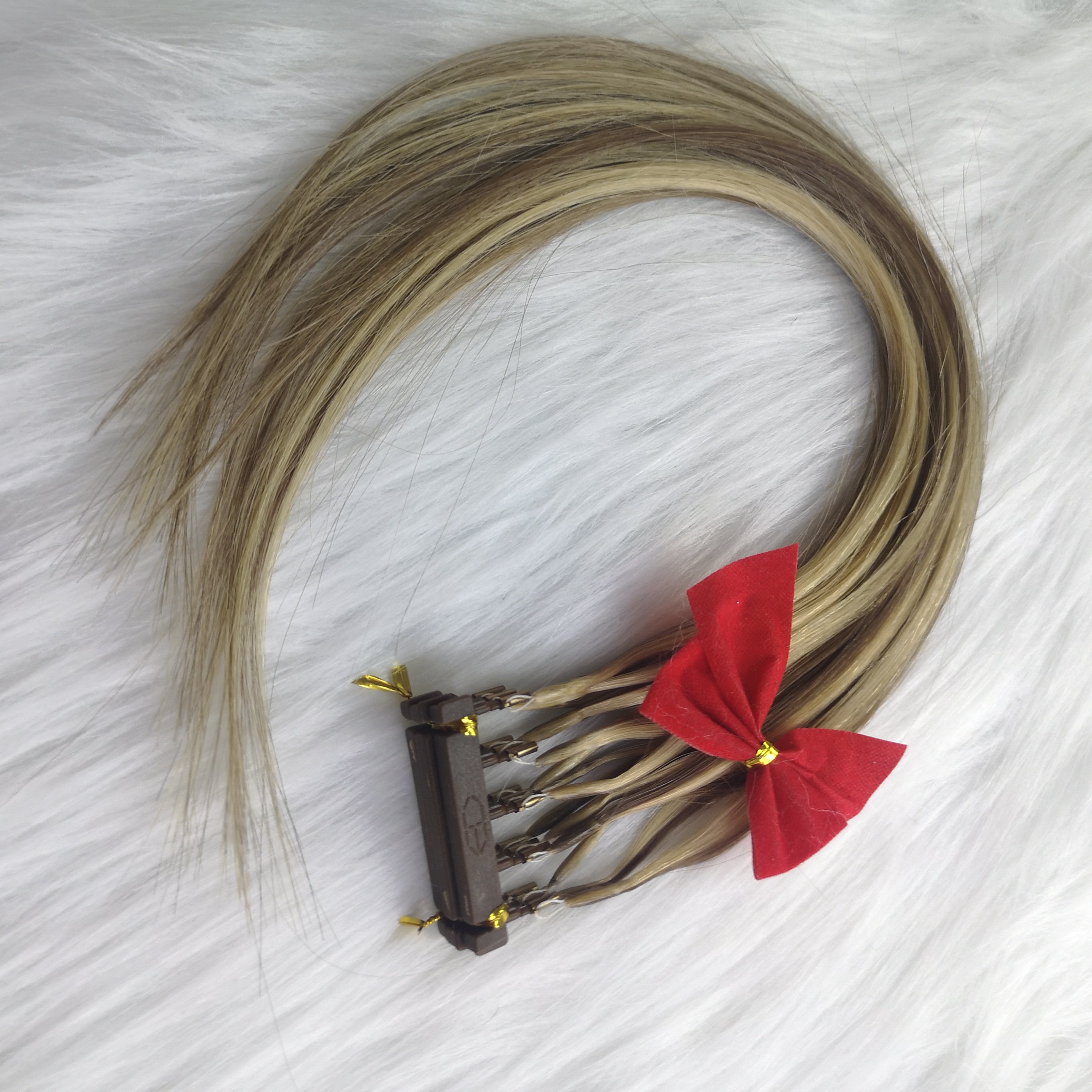 100% cuticle aligned human hair extension 6D hair extension