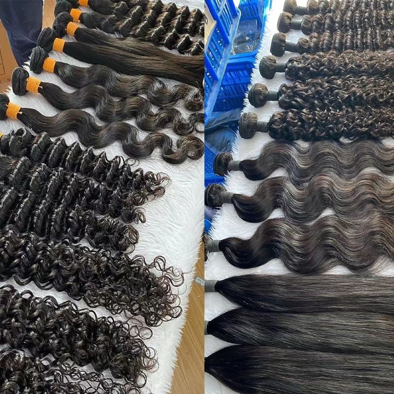 Human hair bundles wholesale unprocessed raw vietnamese hair vendors 12a grade super double drawn cuticle aligned virgin hair