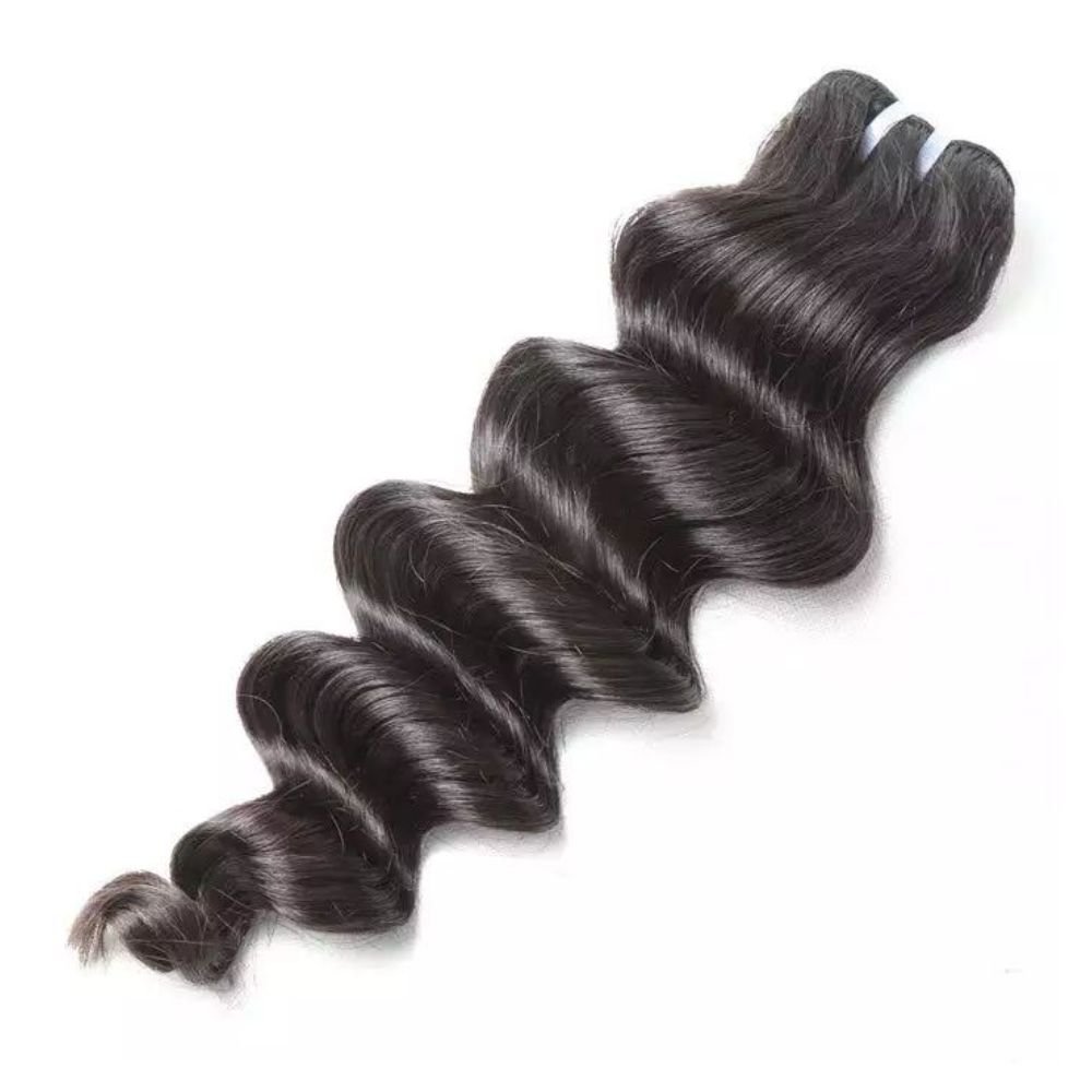 Wholesale Double Drawn Loose Deep Wave Hair Bundles 100% Raw Vietnam Virgin Human Hair Extensions with Aligned Cuticles