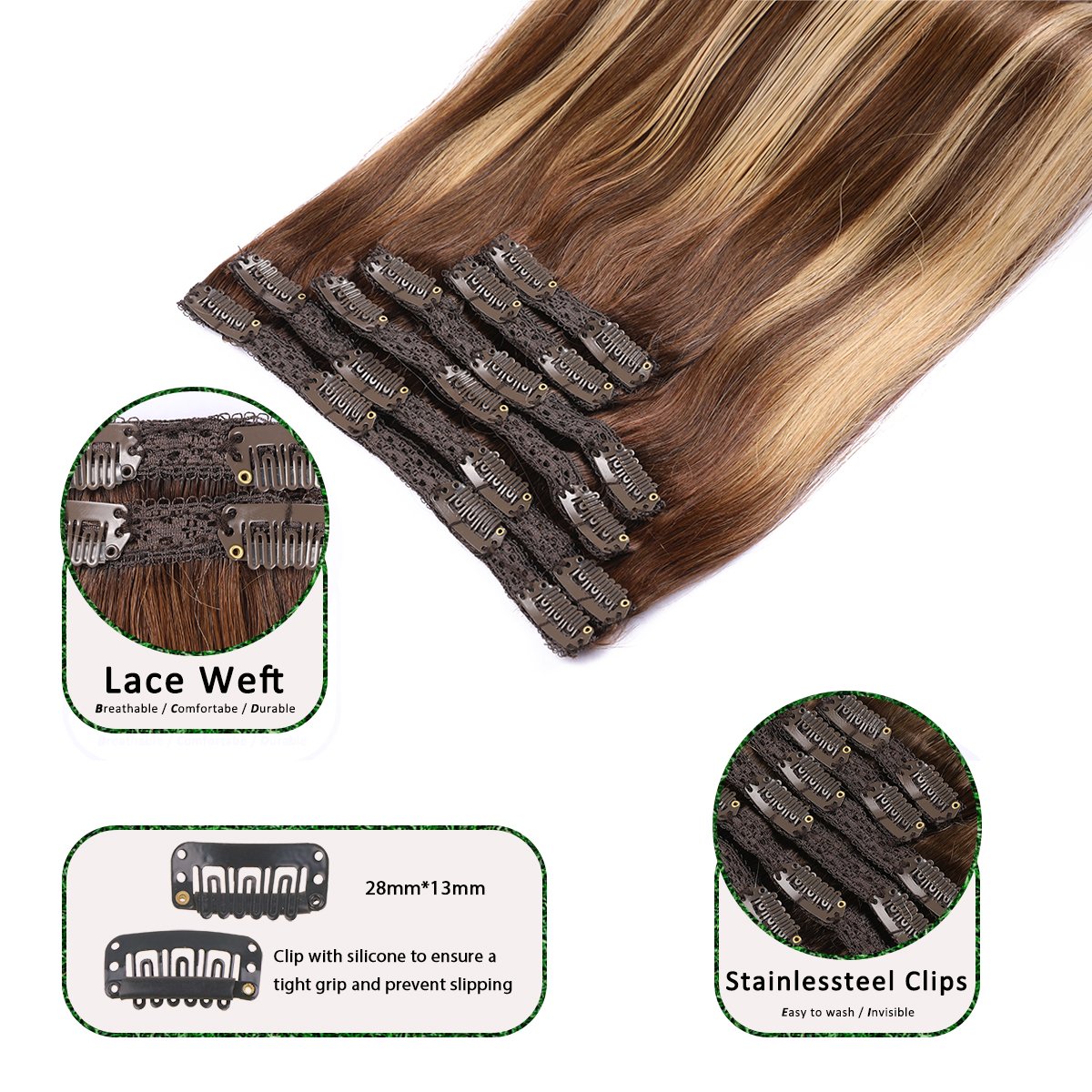 Wholesale clip in hair extensions 100% human hair,clip hair extensions natural hair,human hair extensions clip in hair extension