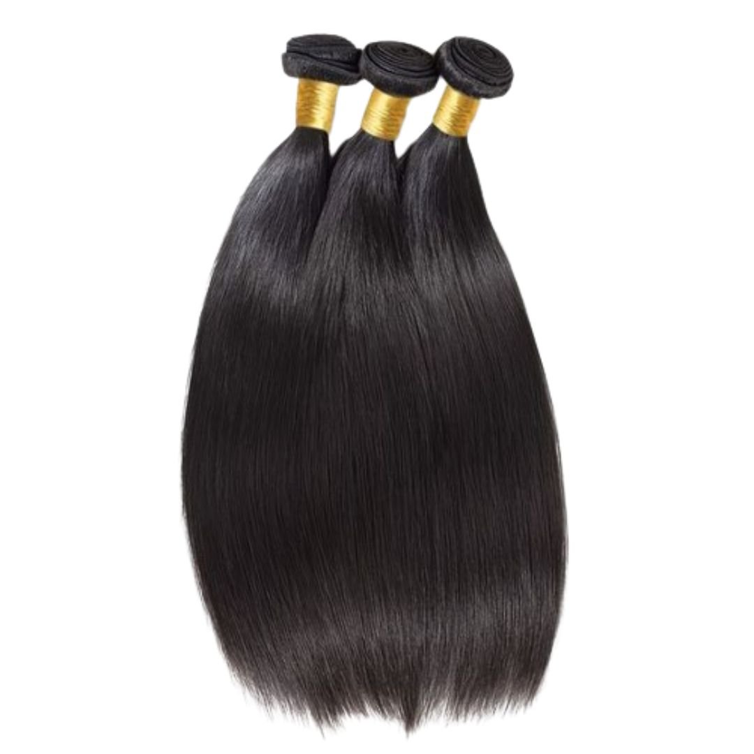 2024 New Product Raw/Non-Remy/Remy Black Human Hair Extensions for Salons