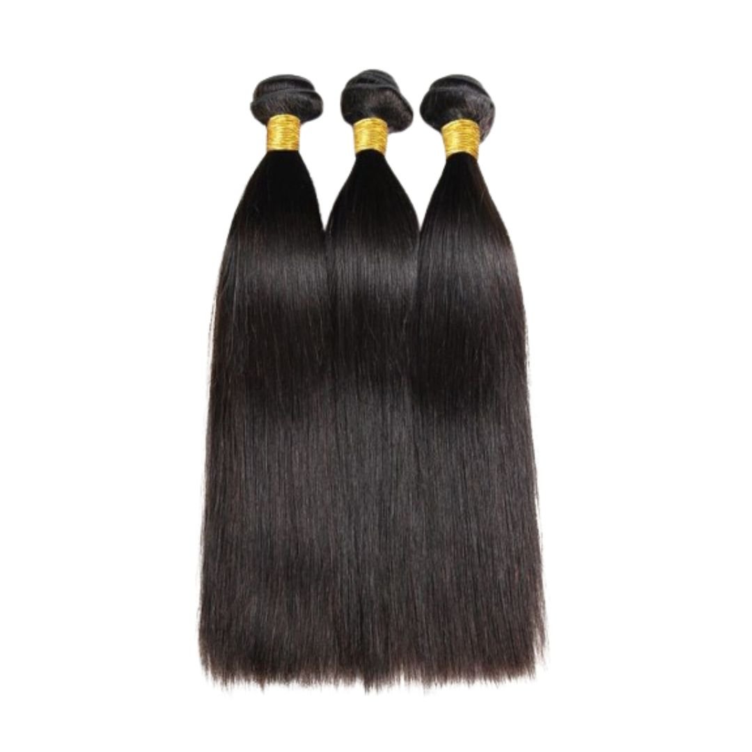 2024 New Product Raw/Non-Remy/Remy Black Human Hair Extensions for Salons