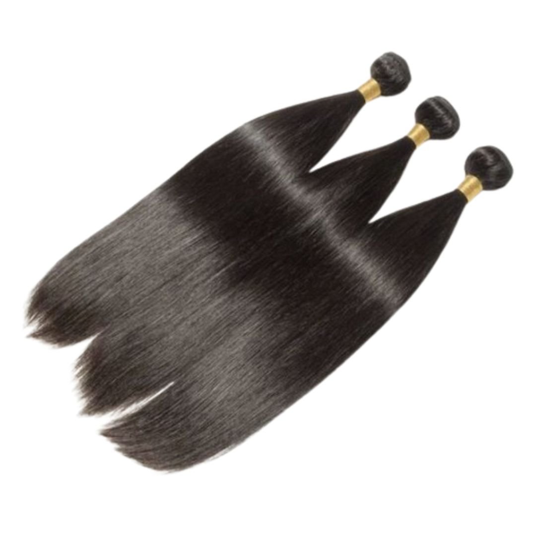 2024 New Product Raw/Non-Remy/Remy Black Human Hair Extensions for Salons