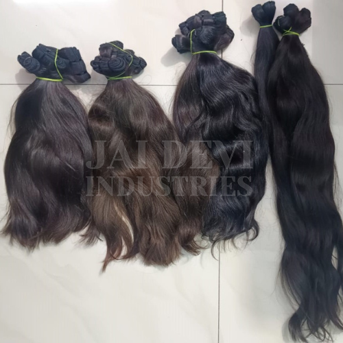 Top Grade Customized Indian Virgin Human Hair Extensions Hand Tied Weft in All Colors Light Bright Yaki Style I-tip Machine Fumi