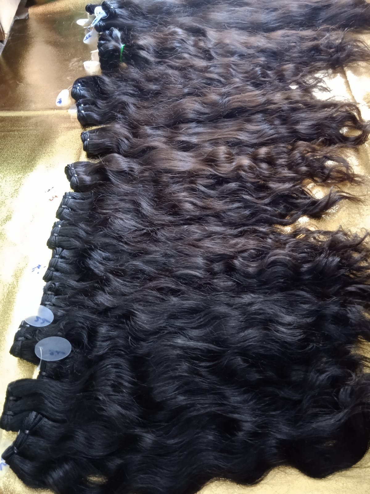 Human hair bundles Raw Indian Hair South Indian temple Hair cuticles aligned Virgin Raw Extensions at wholesale price
